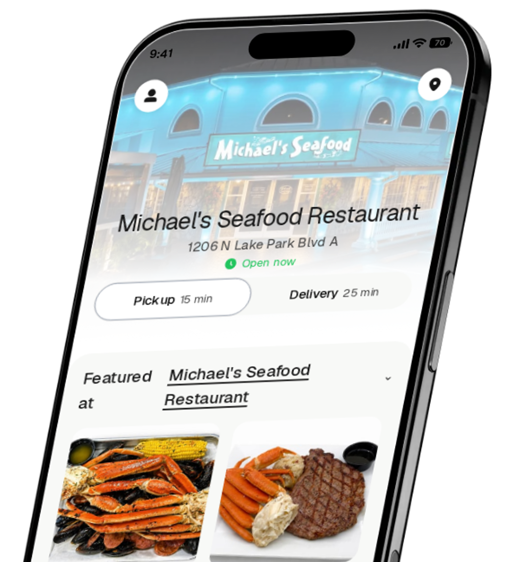 Michael's Seafood Restaurant app preview